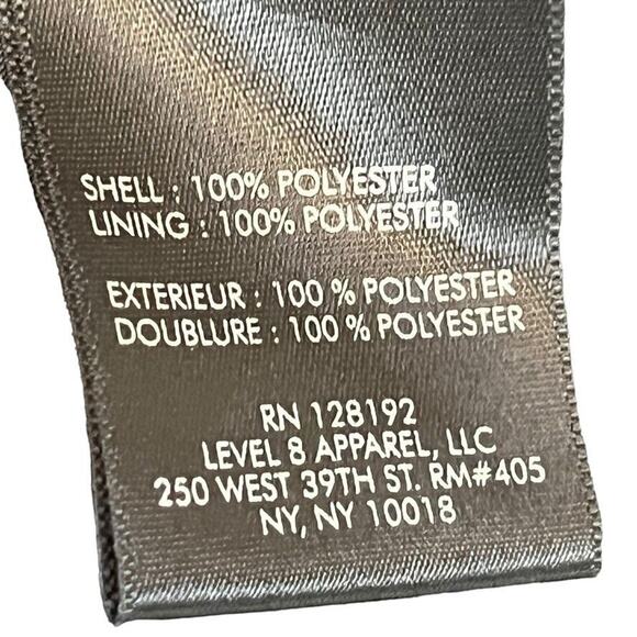 T Tech by Tumi Mens Black Full Zip Hooded Packable Jacket Windbreaker sz L - Picture 15 of 16